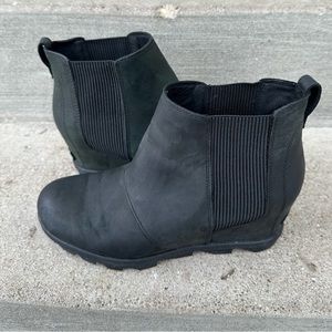 Sorel Joan of Arctic Wedge Chelsea Black
